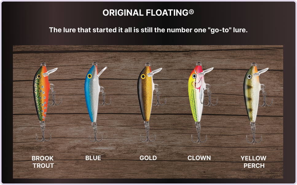 BEST LURE FOR BEGINNERS RAPALA ORIGINAL FLOATING